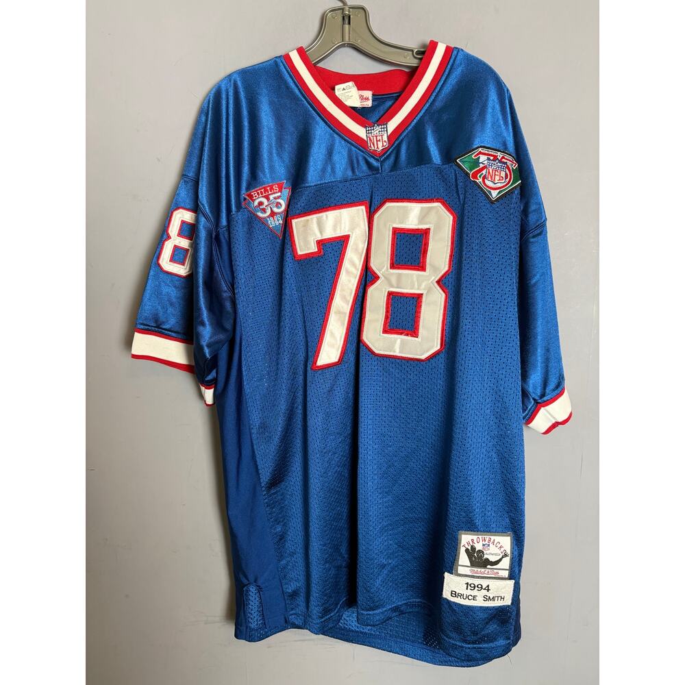 M&N Bruce Smith #78 Buffalo Bills 75th Anniversary Jersey Men’s Size 54